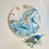 Horloge Murale en Résine "Azur"
