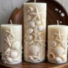 Bougies coquillage marin