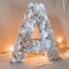 Lettre en coquillage déco Modèle A